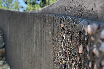 Retaining Wall up close