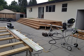 Stamped Concrete Stairs